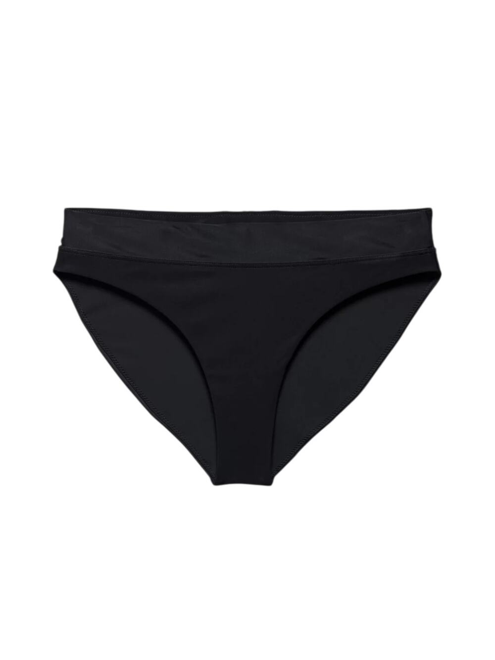Prana Swimwear Summer Wave Bottom Black Medium NEW NWT Beach Pool Vacation